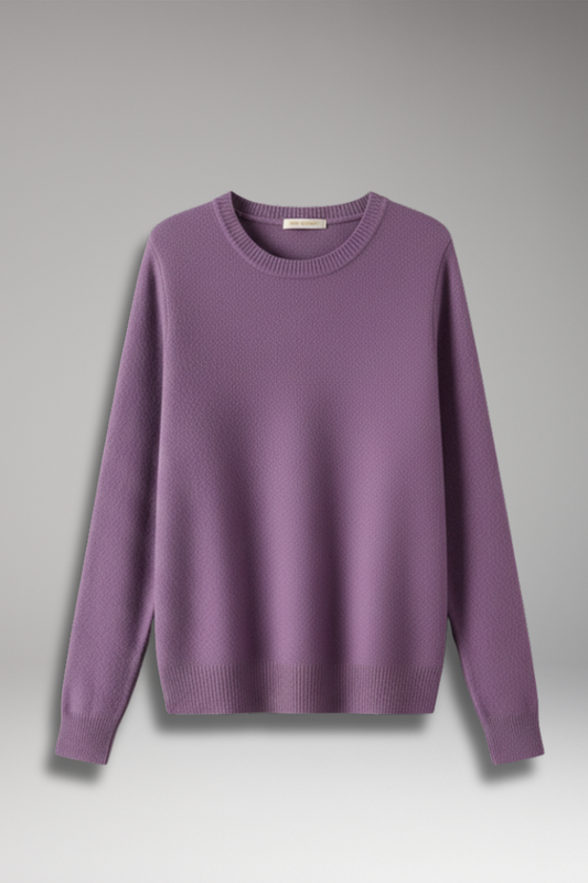 Women's O-Neck Sweater Long Sleeves - 
Fashinoza