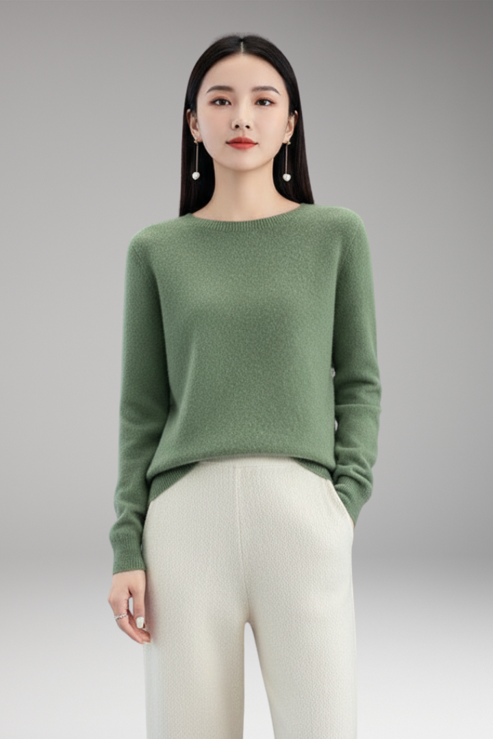 Women's Round Neck Sweater Plain