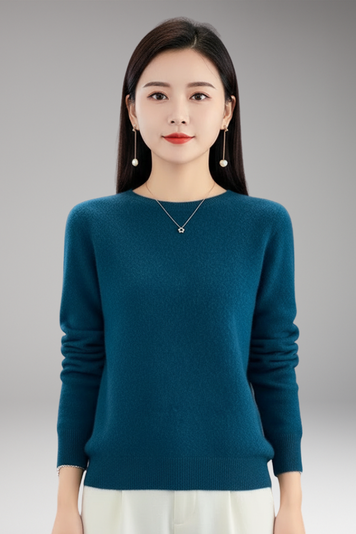 Women's Round Neck Sweater Plain