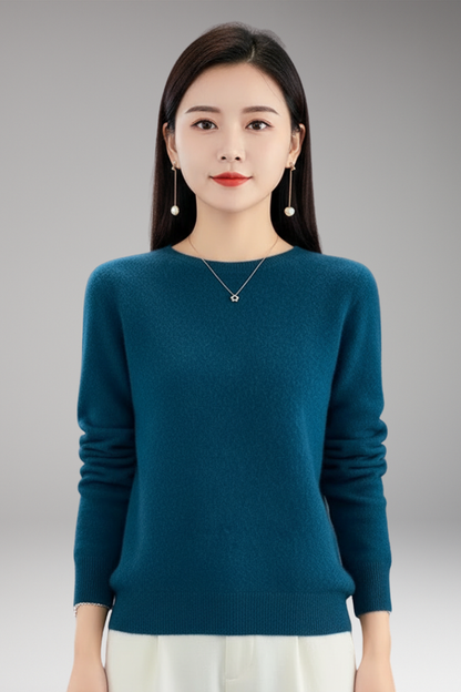 Women's Round Neck Sweater Plain