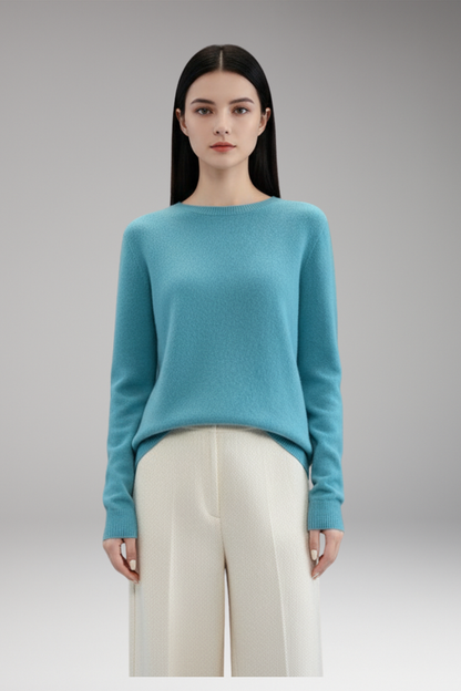 Women's Round Neck Sweater Plain