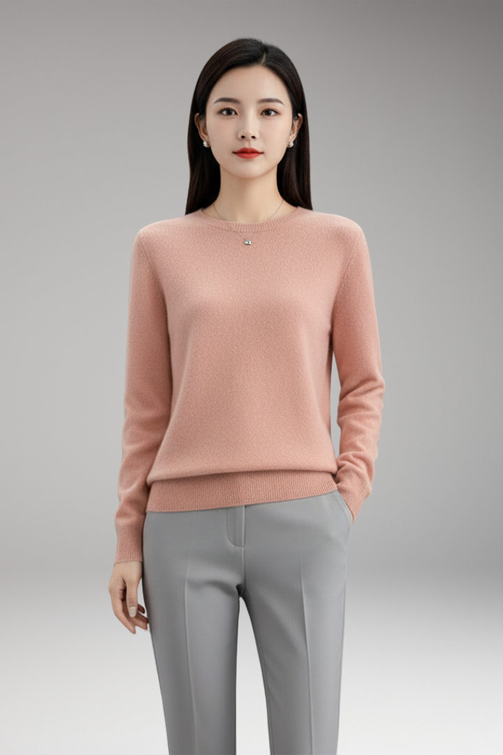 Women's Round Neck Sweater Plain