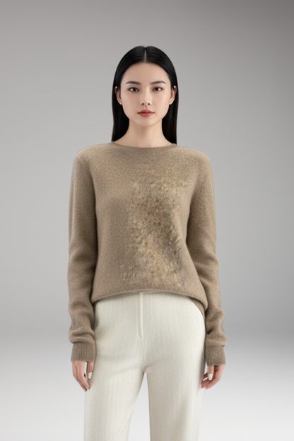 Women's Round Neck Sweater Plain