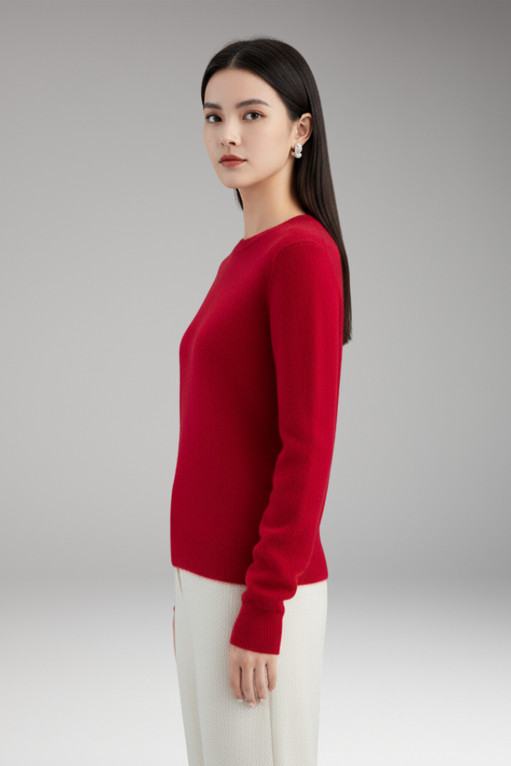 Women's Round Neck Sweater Plain