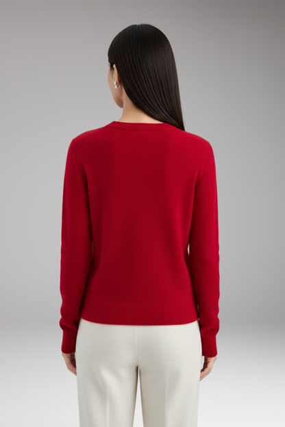 Women's Round Neck Sweater Plain