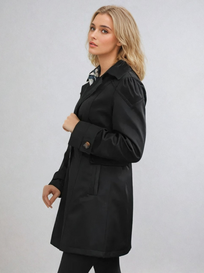 Women's Trench Coat Waterproof Classic Beige
