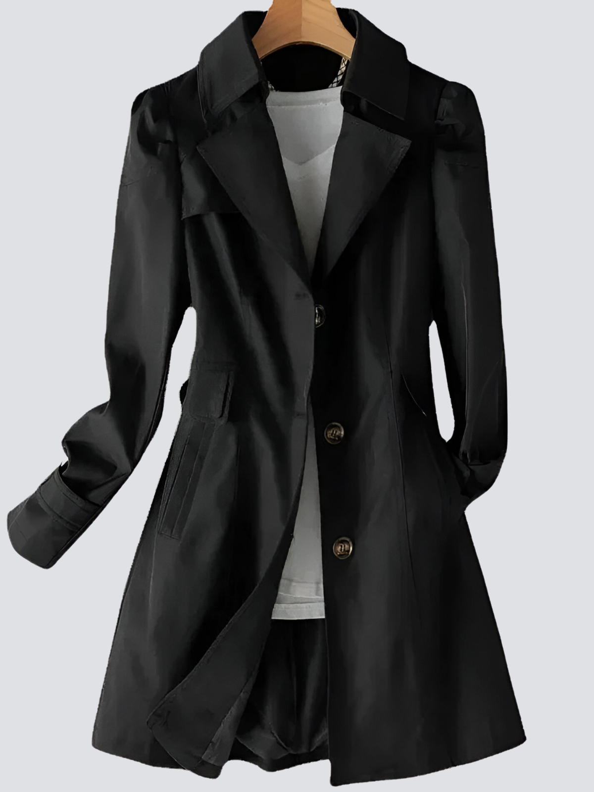 Women's Trench Coat Waterproof Classic Beige