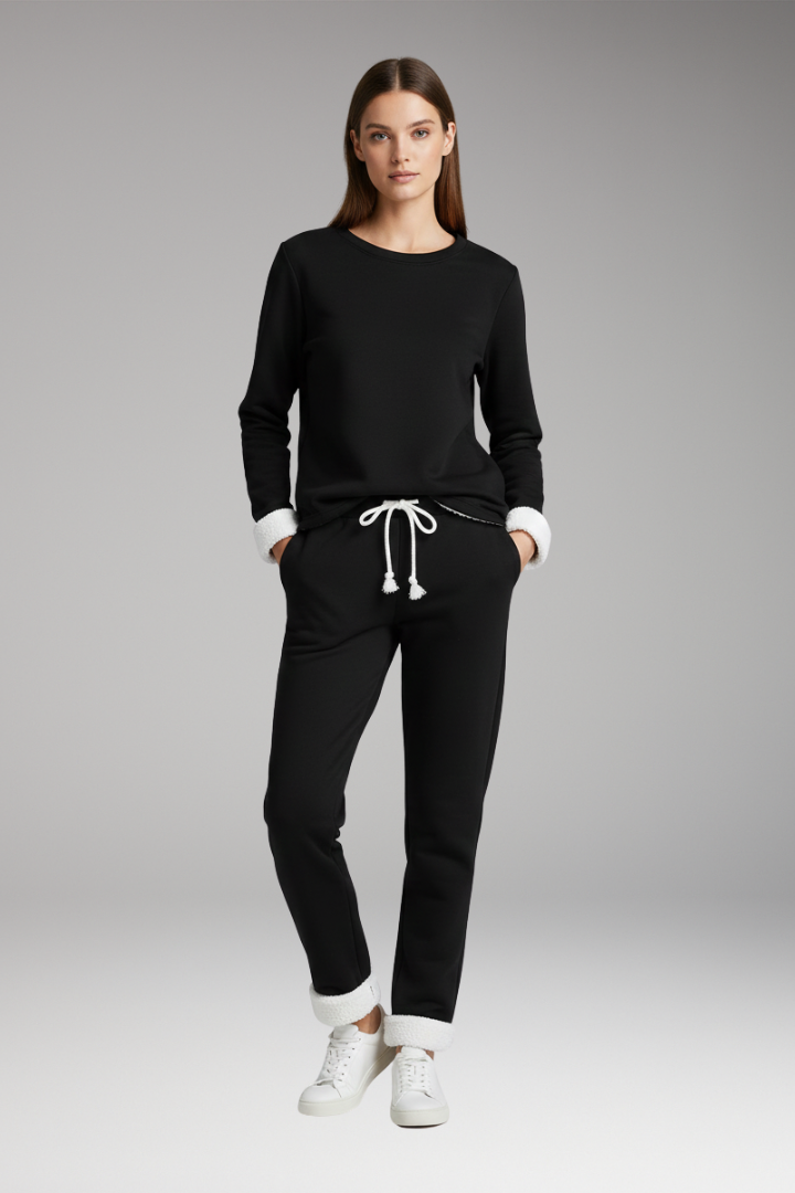 Women's 2 Piece Set Lined Drawstring Waist