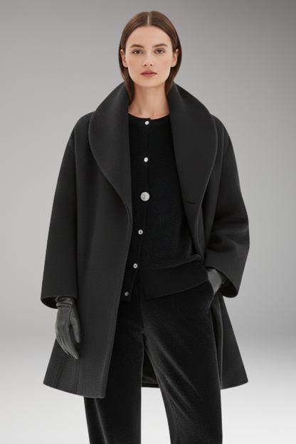 Women's Winter Parka Coat Insulated Waist Belt
