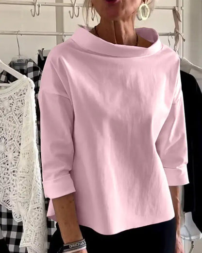 Isabella | Women Spring Boat Neck Three Quarter Sleeve Top