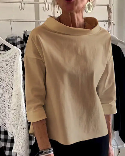 Isabella | Women Spring Boat Neck Three Quarter Sleeve Top