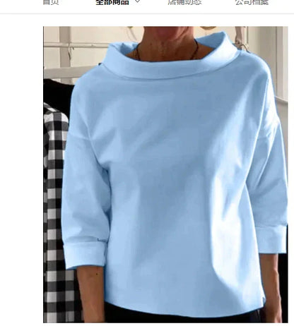 Isabella | Women Spring Boat Neck Three Quarter Sleeve Top