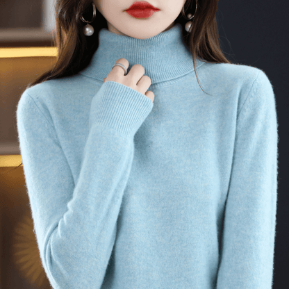 Hannah | Women Spring Classic Turtleneck Sweater