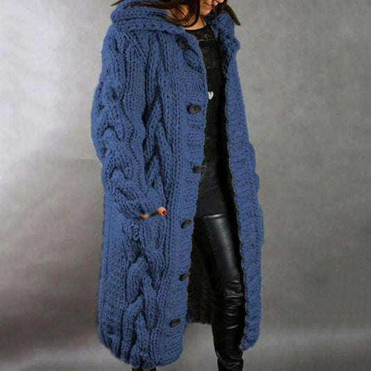 Women's Knit Coat - Fashinoza