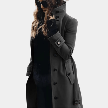 Women's Trench Coat Waterproof Classic Tan