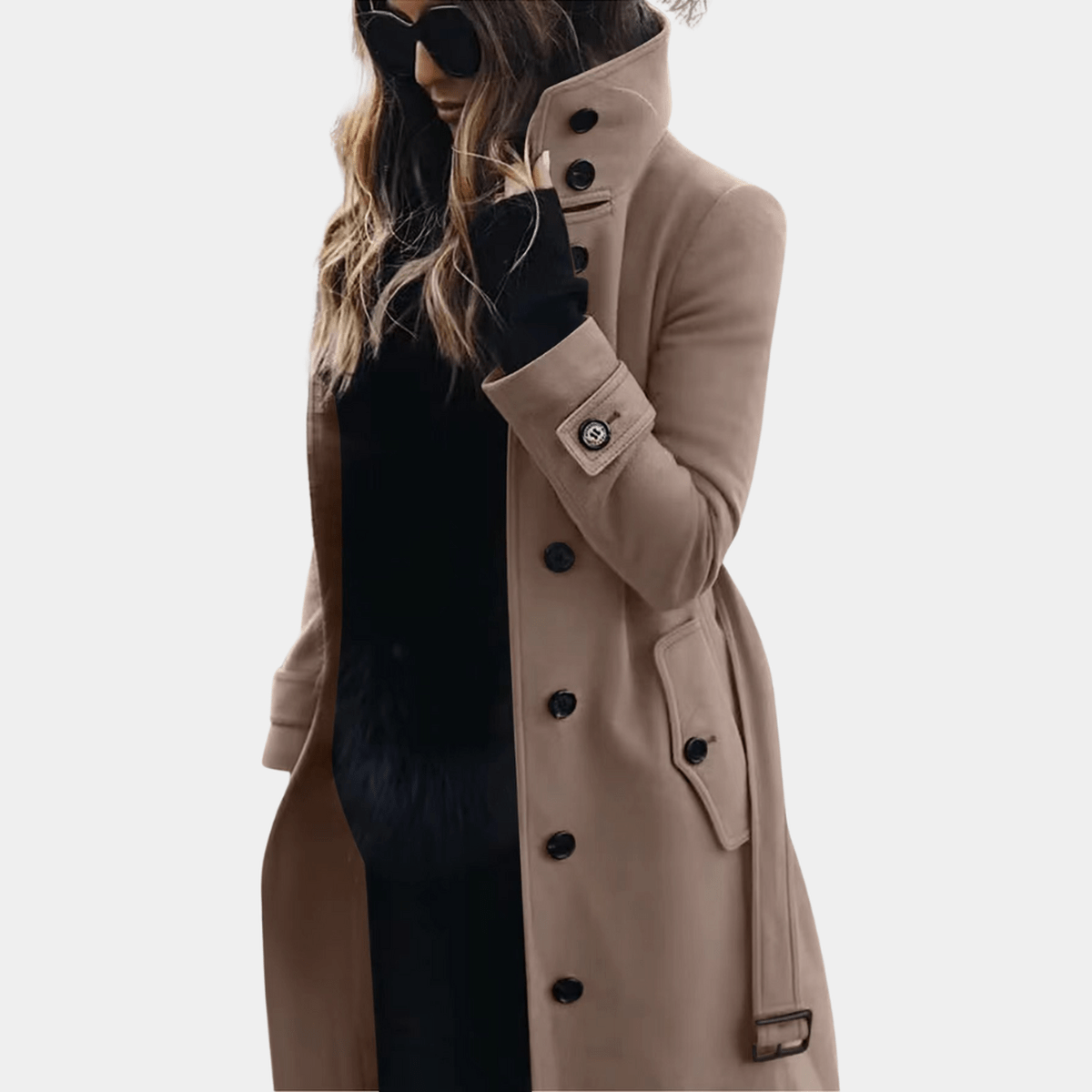 Women's Trench Coat Waterproof Winter - Fashinoza