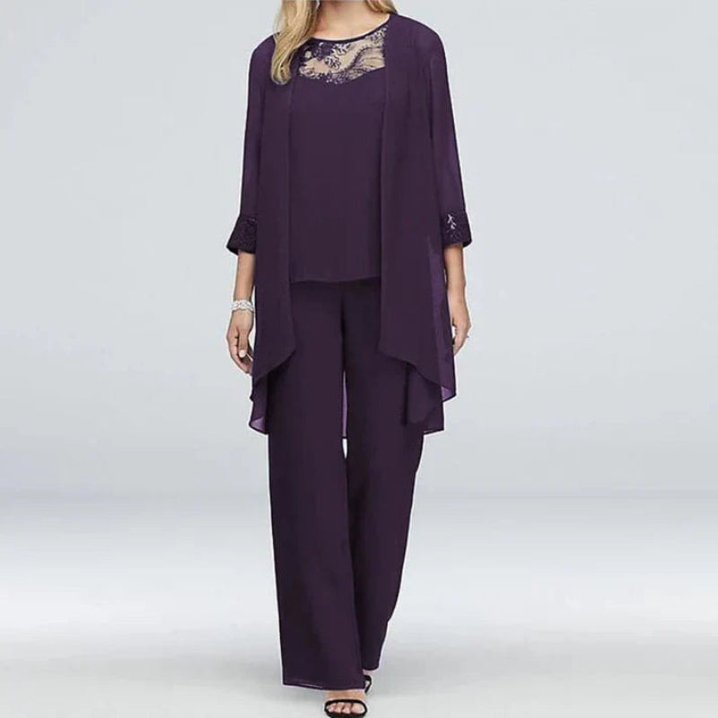 Chloe | Women’s Spring Three Piece Pant Set
