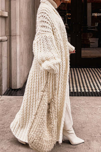 Women's Long Chunky Knit Cardigan Oversized Comfortable