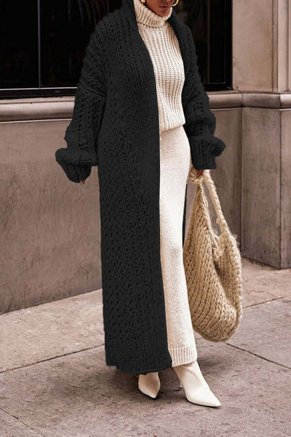 Women's Long Chunky Knit Cardigan Oversized Comfortable