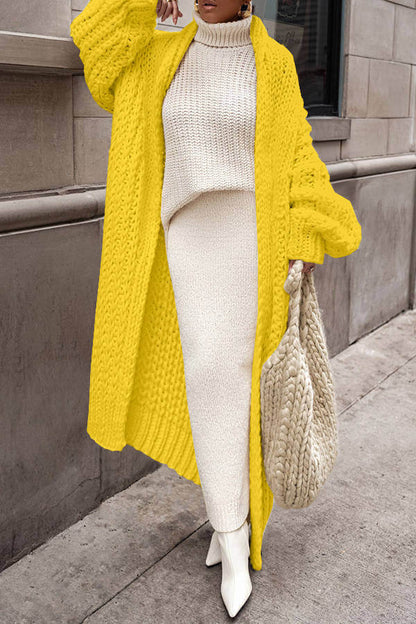 Women's Long Chunky Knit Cardigan Oversized Comfortable