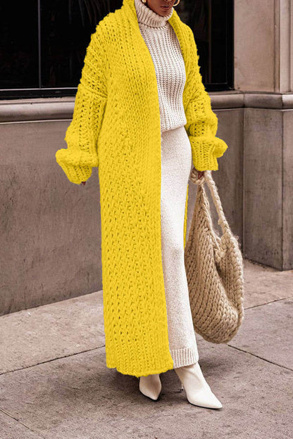 Women's Long Chunky Knit Cardigan Oversized Comfortable