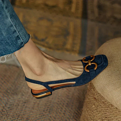 Women's Slingback Sandals with Detail