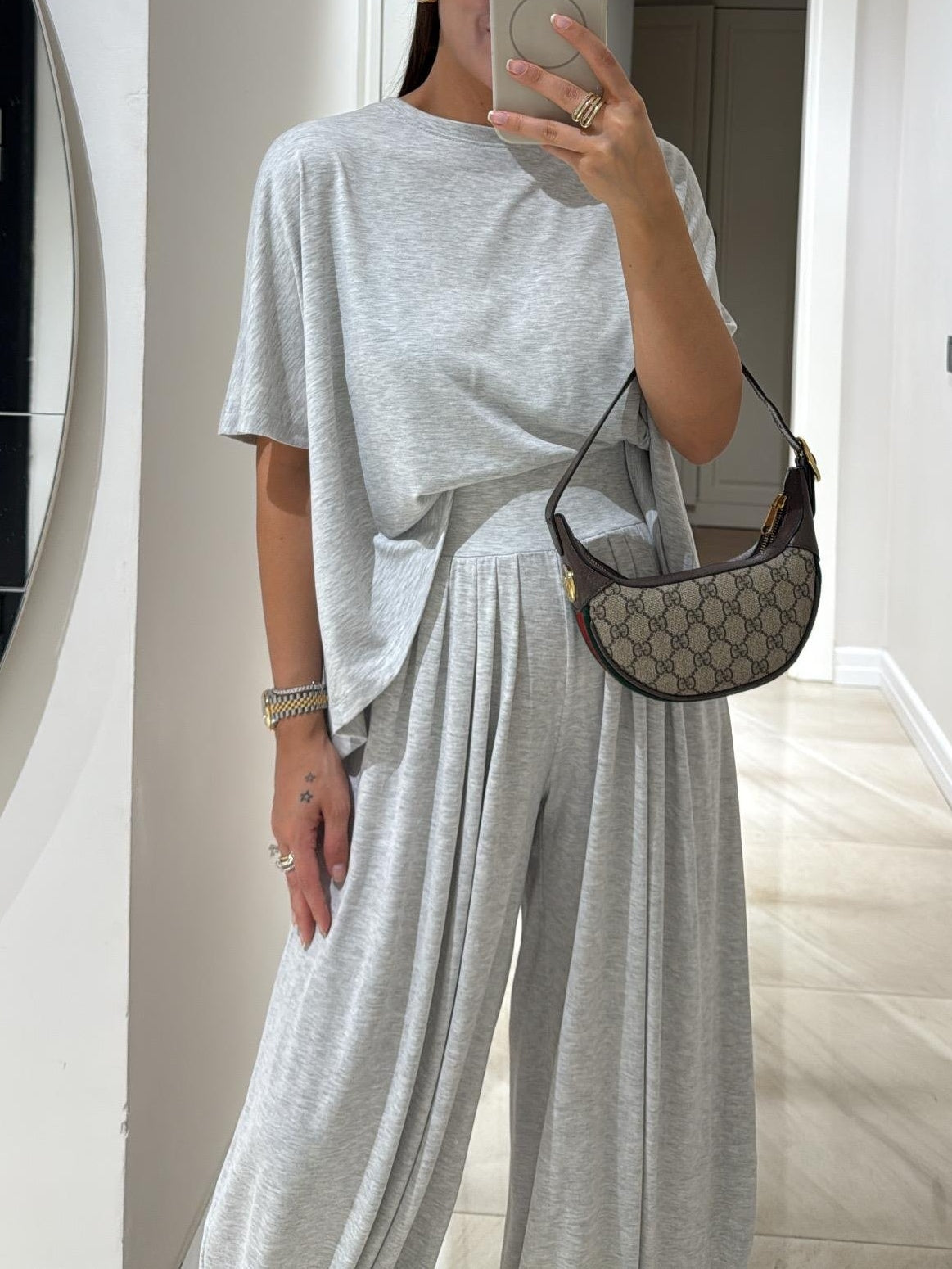 Women's Casual And Wide Leg Pants Set