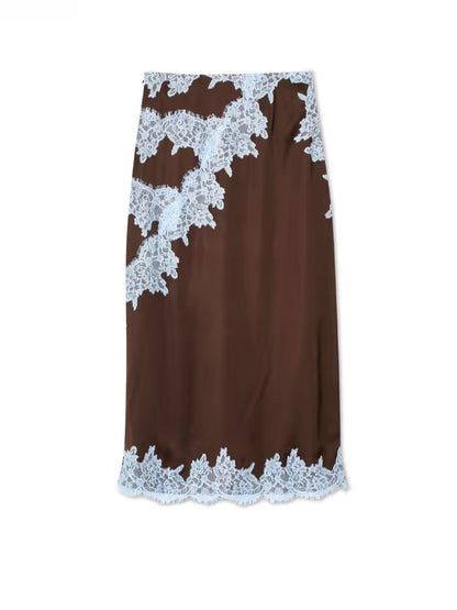 Women's Lace And Skirt Set