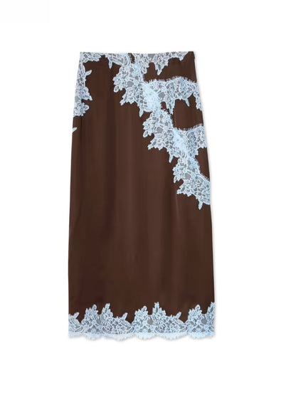 Women's Lace And Skirt Set