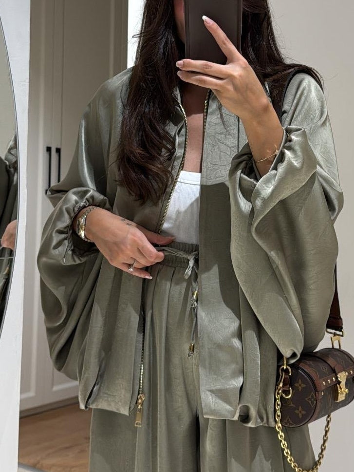 Women's Casual Two-Piece Suit Jacket Pants Set