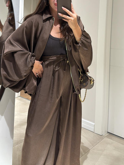 Women's Casual Two-Piece Suit Jacket Pants Set