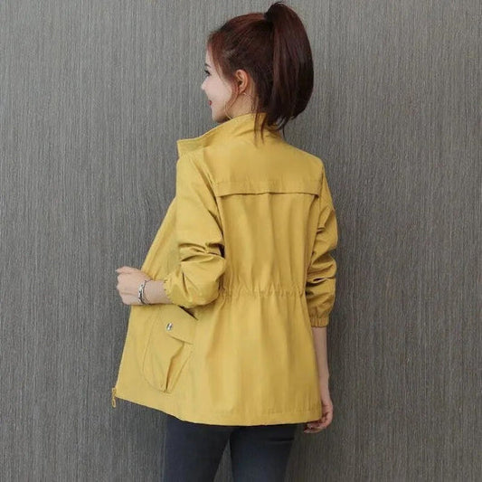 Women's Water-Resistant Trench Coat Lightweight - Fashinoza