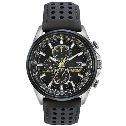 Men's Quartz Watch Leather Strap Analog - Fashinoza