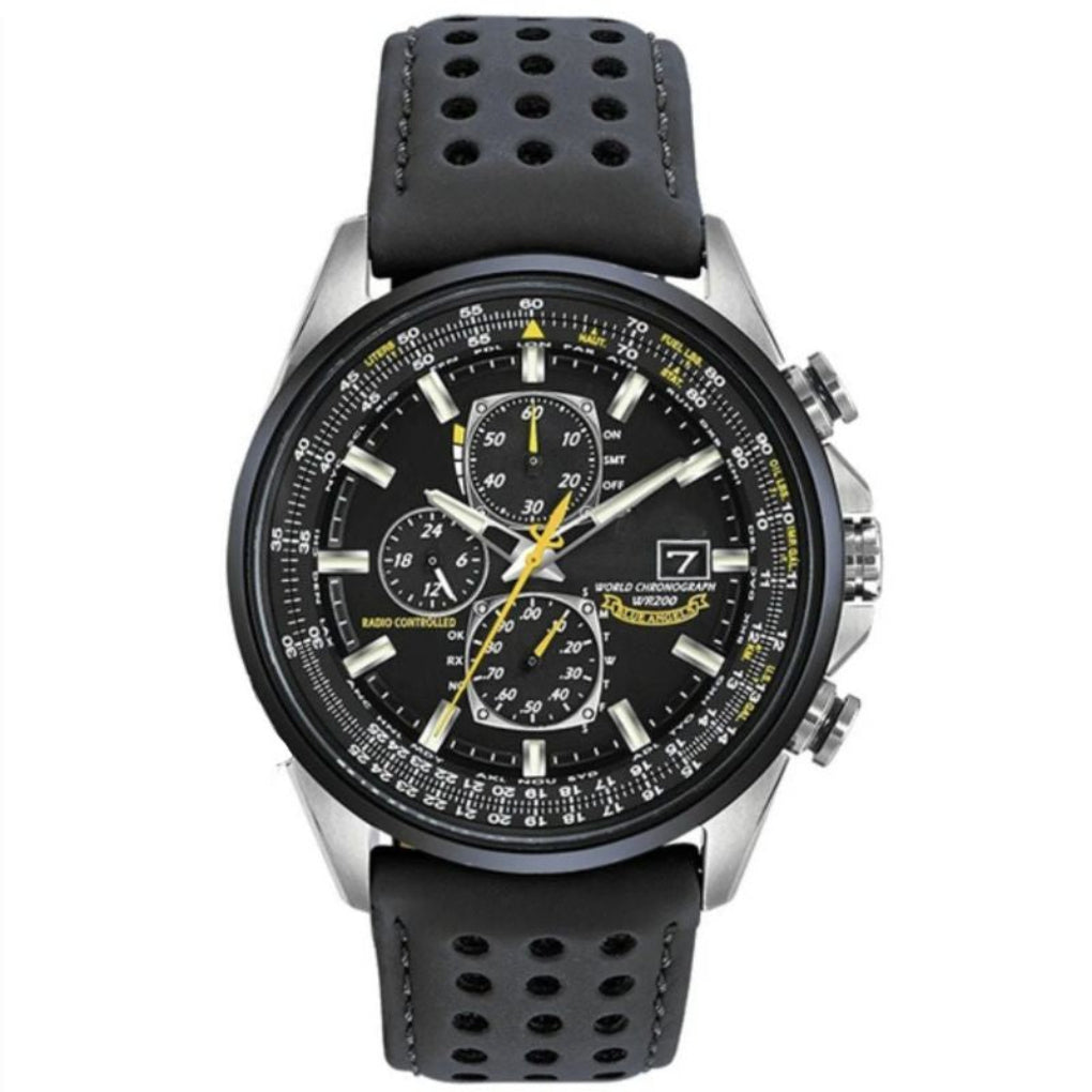 Men's Quartz Watch Elegant Leather Strap - Fashinoza