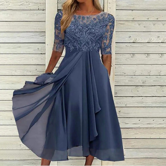 Fiona | Women Summer Embroidered Maxi Dress