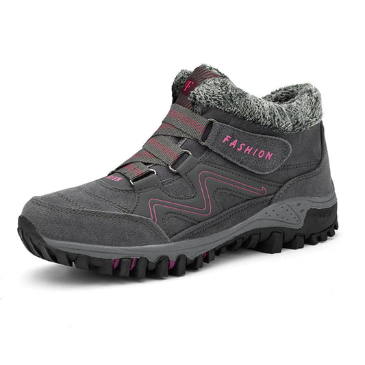 Women's Orthopedic Ankle Boots Lug Sole Supportive - 
Fashinoza