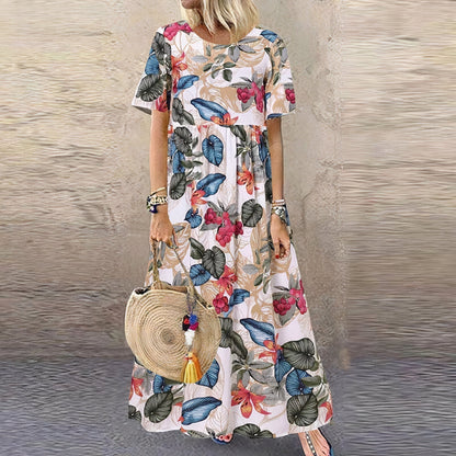 Women's Floral Lace Maxi Dress