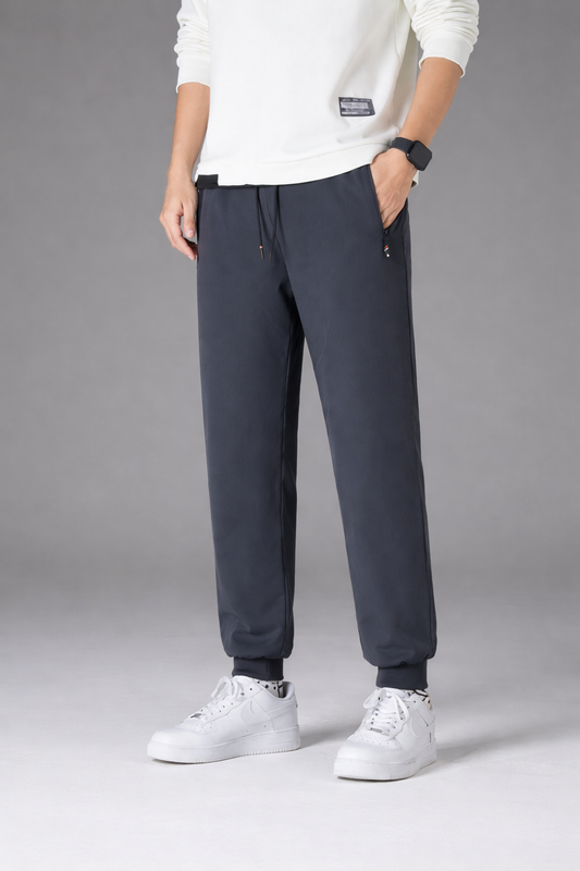 Men's Thermal Fleece Joggers Windproof Drawstring Waist - 
Fashinoza