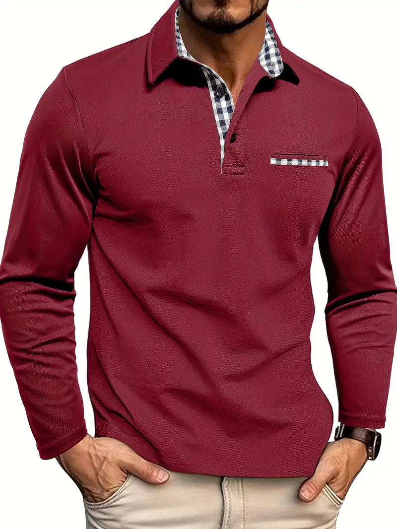 Hunter | Men’s Long Sleeve Polo Shirt