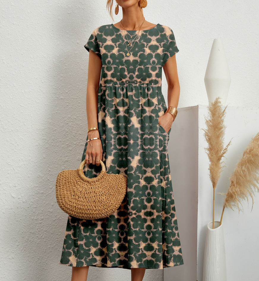 Women's Floral Dress Elegant Occasion Wear