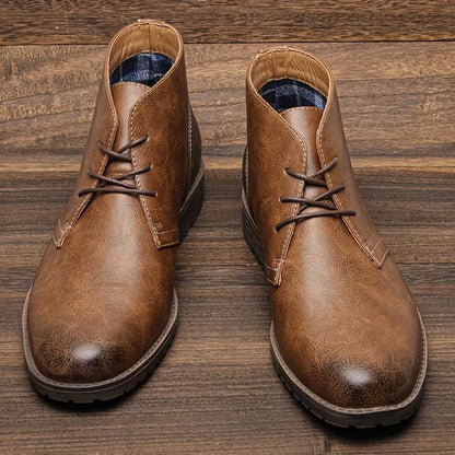 Elder Pine Men's Vintage Leather Boots