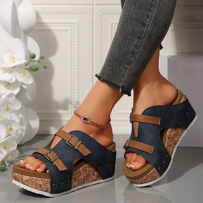 Women's Orthopedic Platform Wedge Sandals