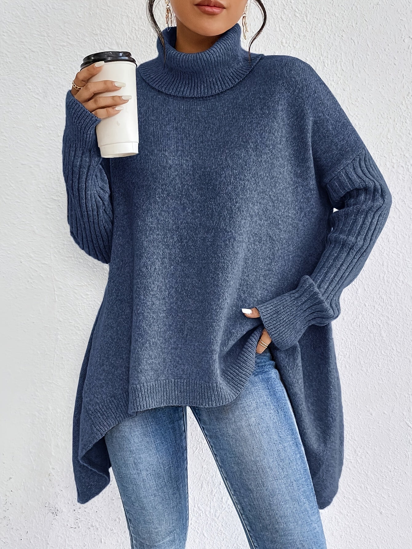Women's Loose Fit Sweater - Fashinoza