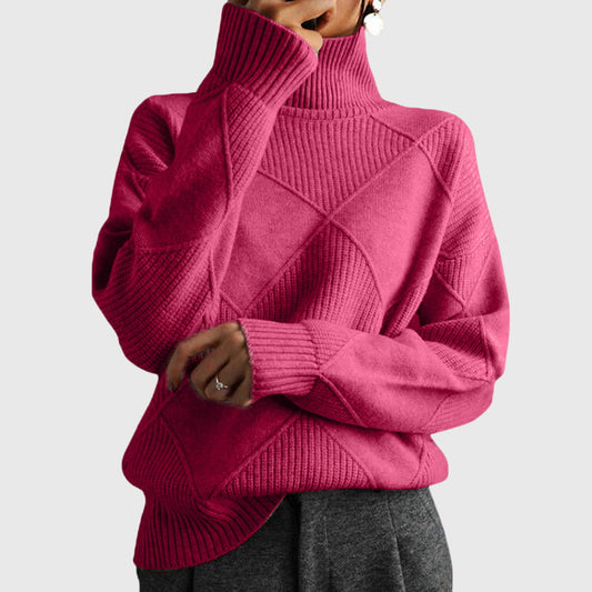 Avery Women's Turtleneck Sweater - Fashinoza