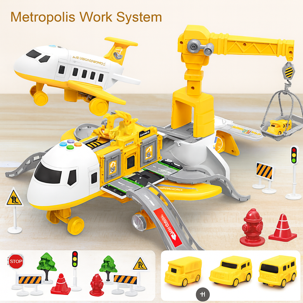 Flexible Passenger Airplane Toy