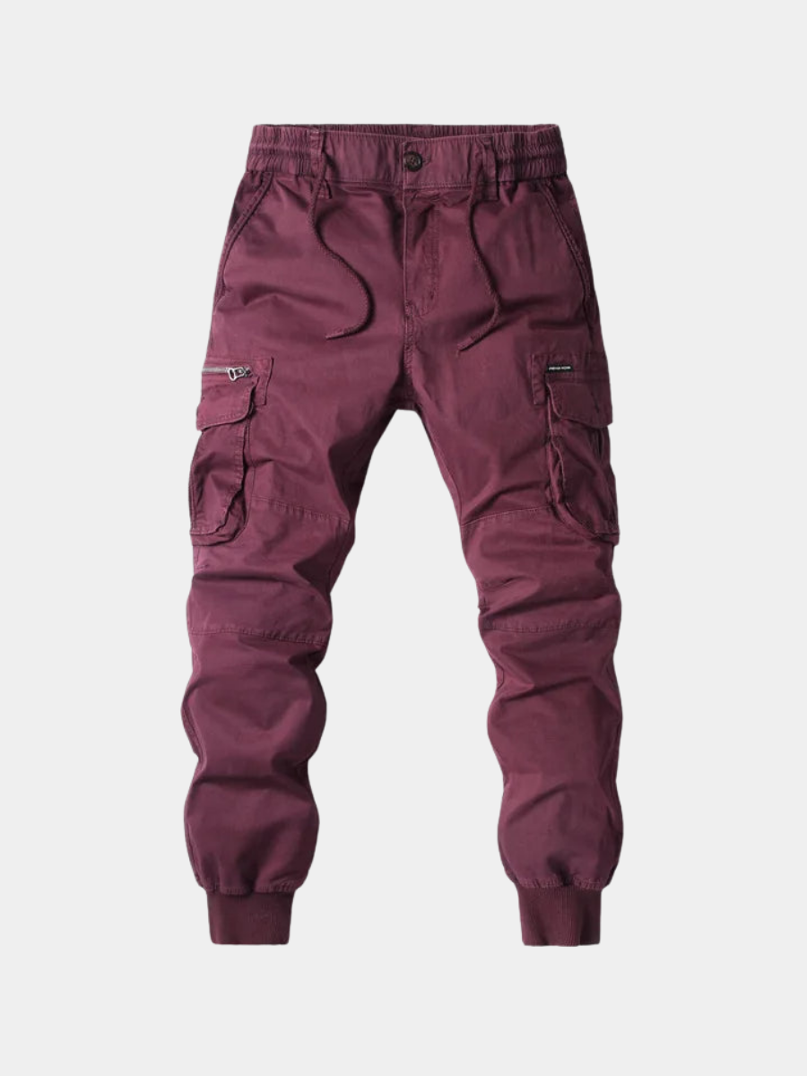 Men's Cargo Jogger Pants Cuffed Hem - Fashinoza