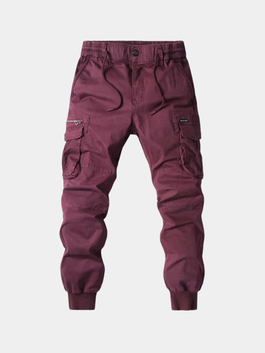 Men's Cargo Jogger Pants Cuffed Hem - Fashinoza