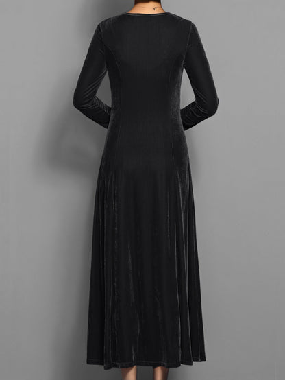 Women's Soft Velvet Dress