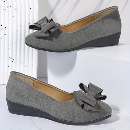 Women's Round Toe Ballet Flats Slip-On Shoes
