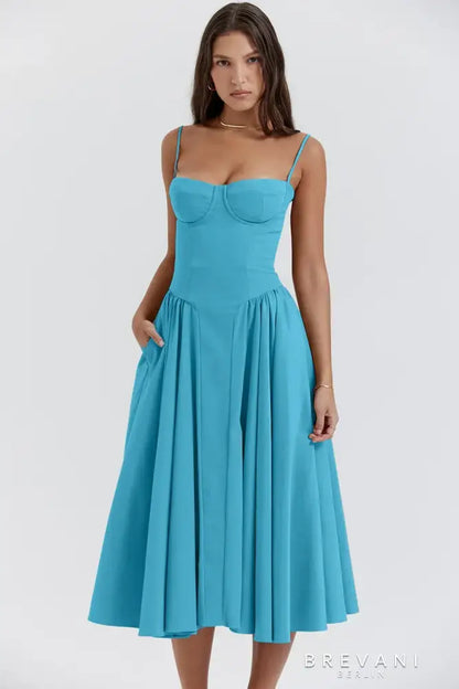 Corset Midi Gown